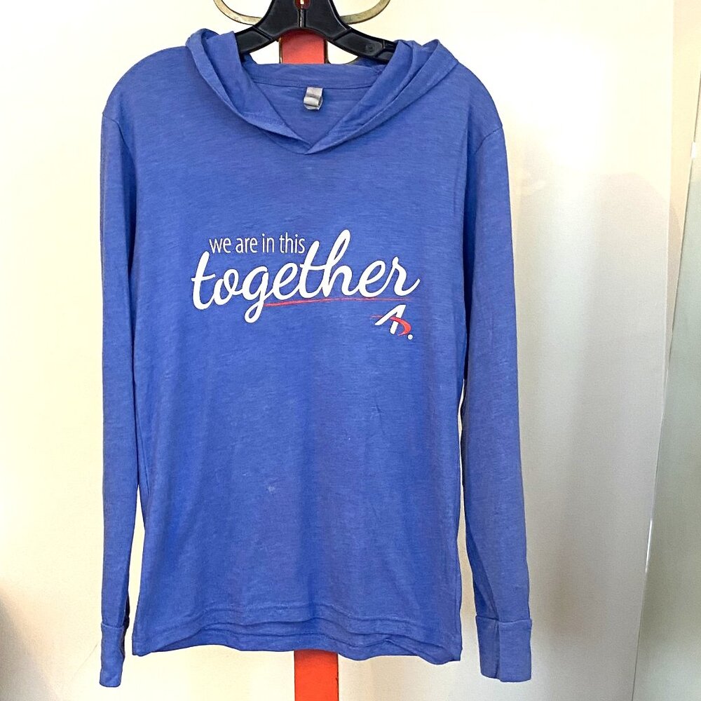 Next Level Apparel Blue Hoodie